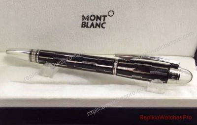 Replicas Montblanc Starwalker Extreme Rollerball Pen Sliver Clip Black and Sliver Barrel